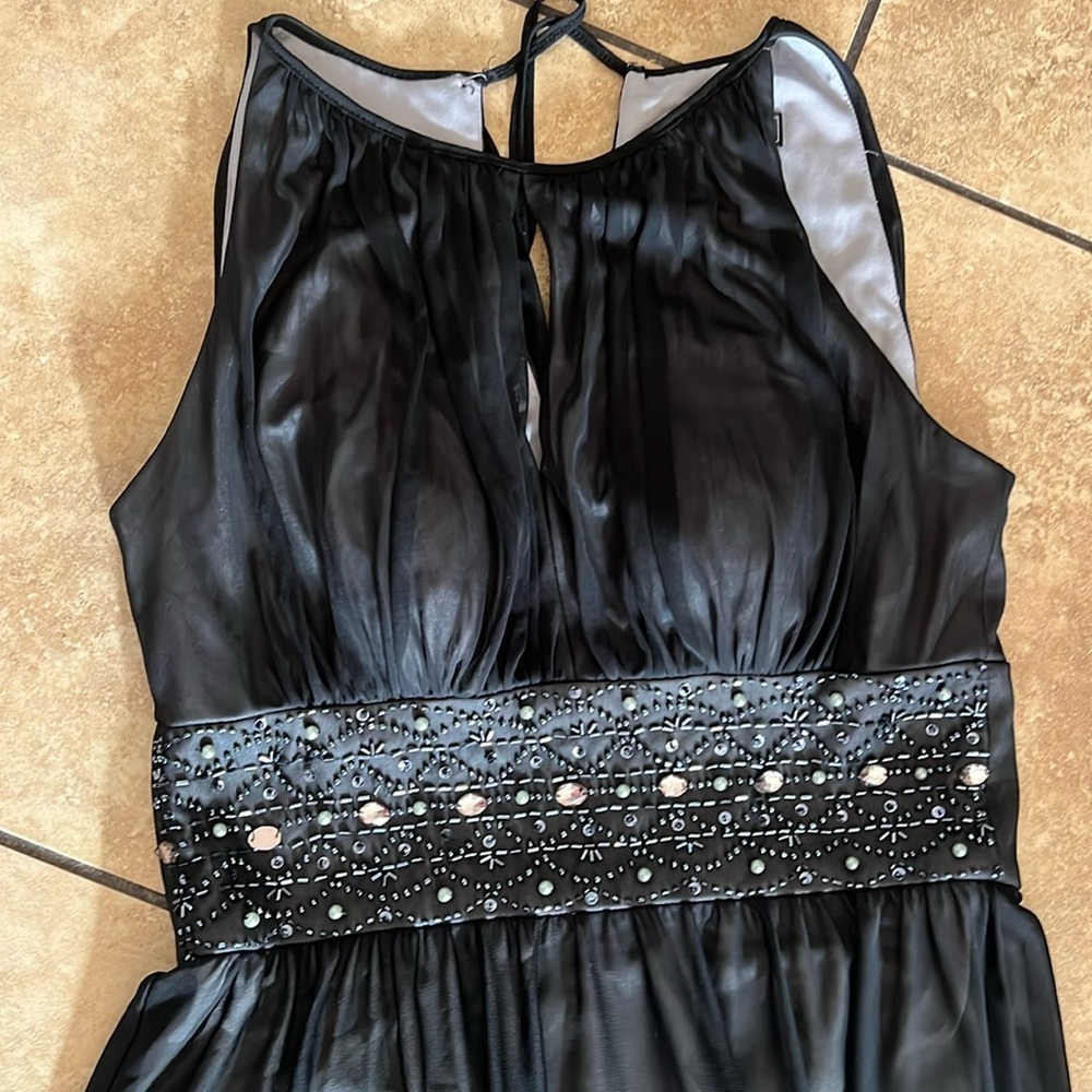 Formal beaded maxi ball gown